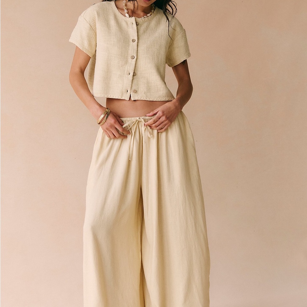 free people Set The Vibes Pant Set